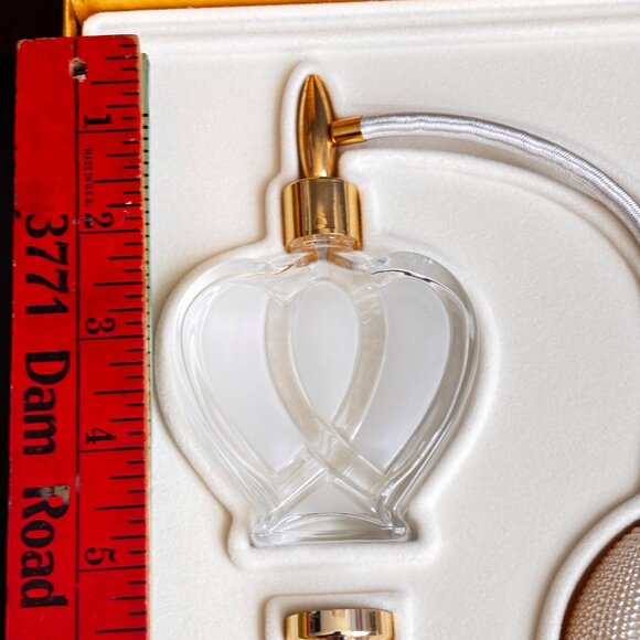 Estee Lauder Refillable Heart's Desire Perfume Spray Bottle Atomizer Funnel New - Picture 4 of 8